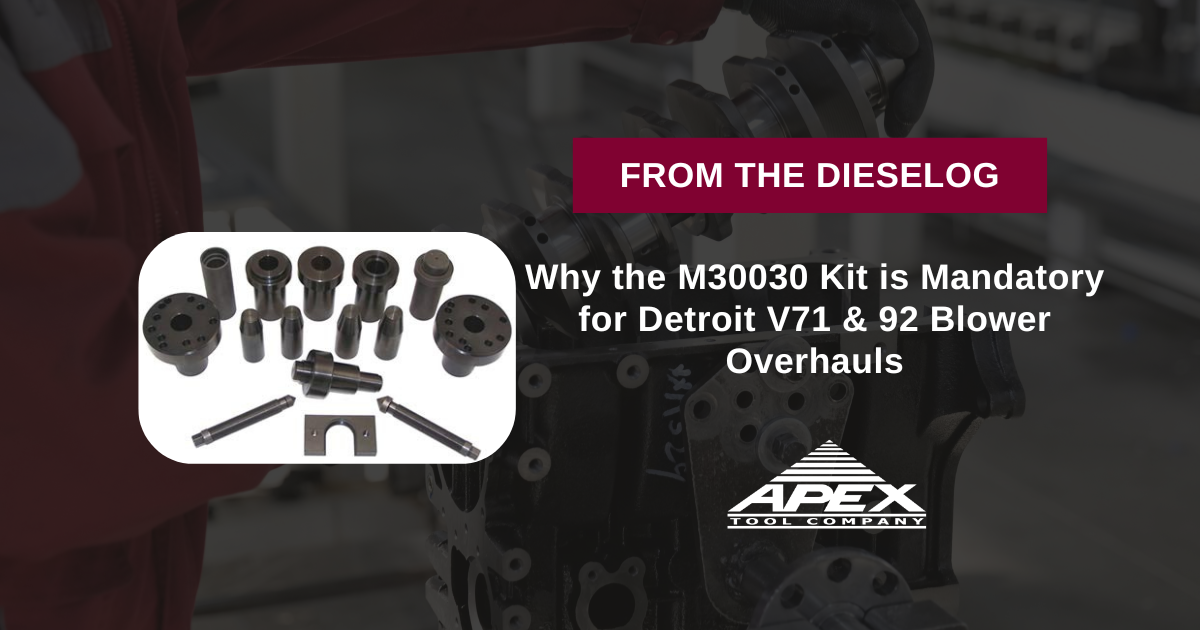 M30030 Detroit Diesel Two-Stroke Supercharger Engine Blower Component Rebuilding Special Service Tool Kit Group